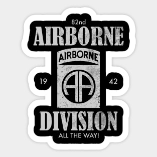 82nd Airborne Division (distressed) Sticker